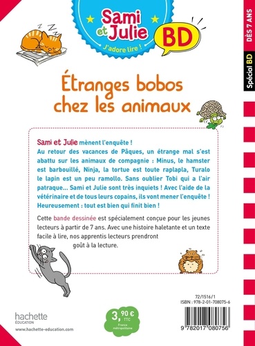 Sami et Julie BD  Etranges bobos chez les animaux