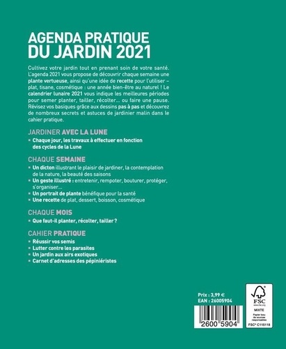 Agenda pratique du jardin  Edition 2021