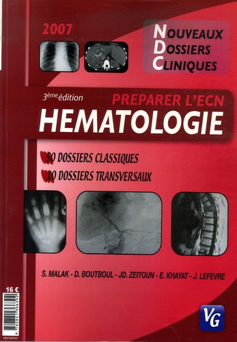 Sandra Malak et David Boutboul - Hématologie.