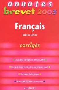 Francais Toutes Series. Corriges
