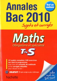 Sandrine Bodini-Lefranc et Sandrine Dubois - Maths Tle S obligatoire et spécialité - Sujets et corrigés.