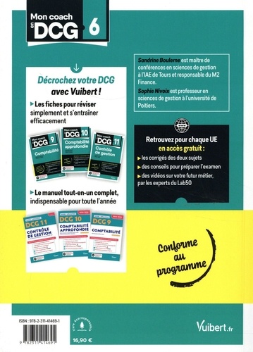 Mon coach en DCG 6 Finance d'entreprise