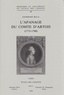 Sandrine Bula et Bernard Barbiche - L'apanage du comte d'Artois (1773-1790).
