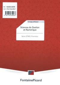 Sciences de gestion et numérique 1re STMG