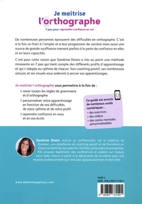 Je maîtrise l’orthographe