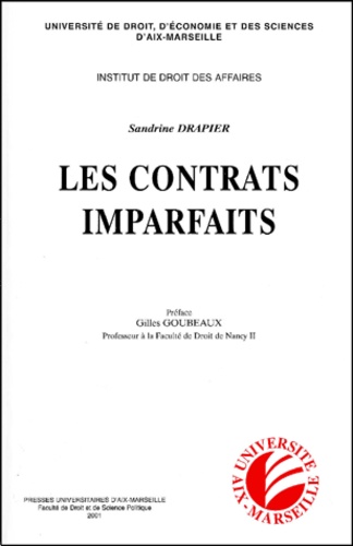 Sandrine Drapier - Les Contrats Imparfaits.