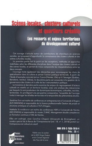 Scènes locales, clusters culturels et quartiers créatifs. Les ressorts et enjeux territoriaux du développement culturel