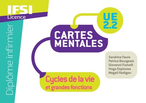 Sandrine Faure et Patrice Bourgeois - Diplôme Infirmier - IFSI - Cartes mentales - UE 2.2 - Cycles de la vie.