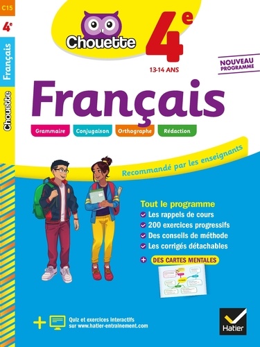Sandrine Girard et Hélène Maggiori - Français 4e - cahier d'entraînement et de révision.