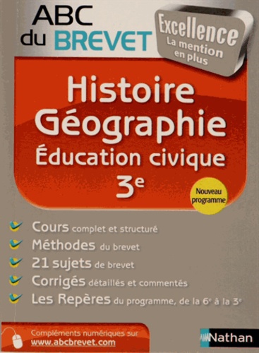 Sandrine Gstalter et Pascal Jézéquel - Histoire-Géographie Education Civique 3e.