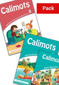 Sandrine Lenoble - Calimots CP - 3 volumes : Manuel de code ; Manuel de lecture ; Mémo des mots.