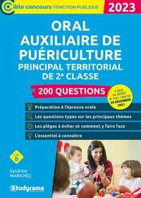 Oral auxiliaire de puériculture principal territorial de 2e classe