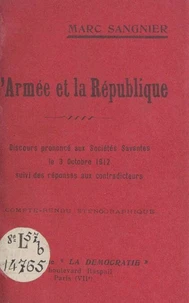L'armée et la République