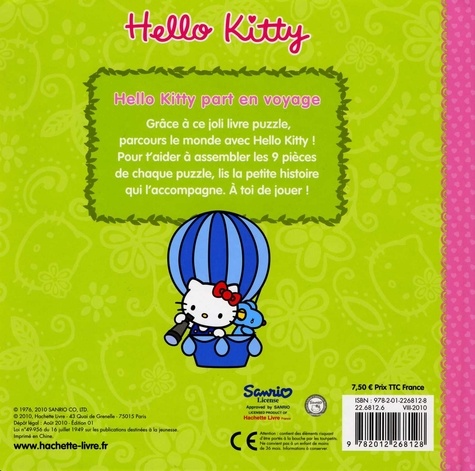 Mon petit livre puzzle Hello Kitty