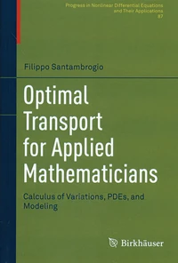 Optimal Transport for Applied Mathematicians