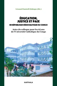 Education, justice et paix en République démocratique du Congo
