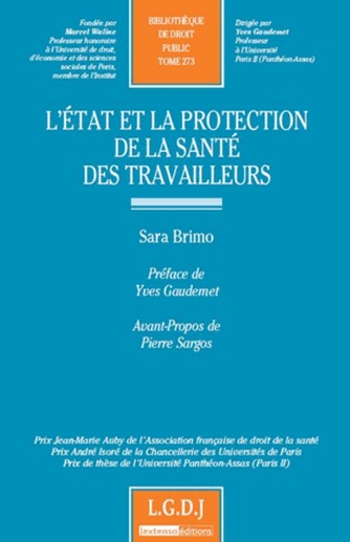 Sara Brimo - L'Etat et la protection de la santé des travailleurs.