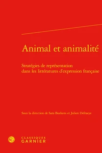 Animal et animalité