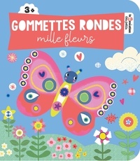 Sarah Brezzi - Gommettes rondes mille fleurs.