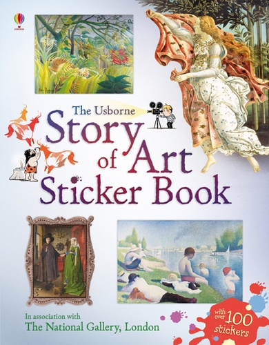 Sarah Courtauld - Story of art sticker book.