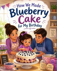 How We Made Blueberry Cake for My Birthday