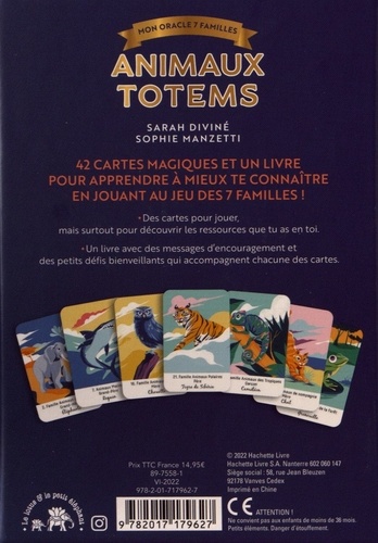 Mon oracle 7 familles. Animaux totem