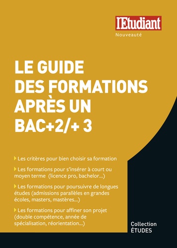 Sarah Masson - Le guide des formations après un Bac +2/+3.