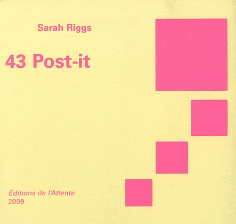 Sarah Riggs - 43 Post-it.