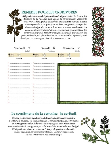 Mon agenda Hildegarde de Bingen. Remèdes, plantes et cristaux pour une année inspirée !  Edition 2023