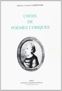 Choix de poèmes lyriques