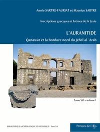 Inscriptions grecques et latines de la Syrie - L'Auranitide