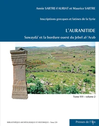 Inscriptions grecques et latines de la Syrie - L’Auranitide