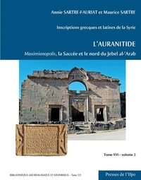 Inscriptions grecques et latines de la Syrie - L’Auranitide