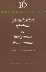 Planification générale et intégration économique