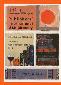 Publisher's International ISBN Directory
