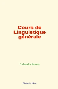 Cours de linguistique générale