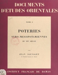 Poteries syro-mésopotamiennes du XIVe siècle (1)