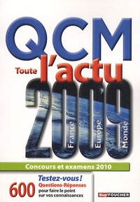  Savary - QCM Toute l'actu 2009 - France, Europe, Monde.