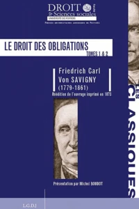 Le droit des obligations