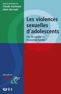 Les violences sexuelles d'adolescents