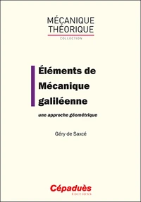 Eléments de mécanique galiléenne