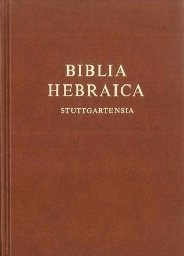  SBFB - BIBLIA HEBRAICA STUTTGARTENSIA.