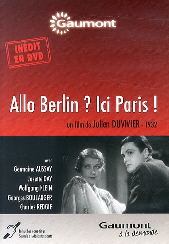 Julien Duvivier - Allo Berlin ? Ici Paris !. 1 DVD