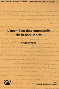 L'araméen des manuscrits de la mer Morte