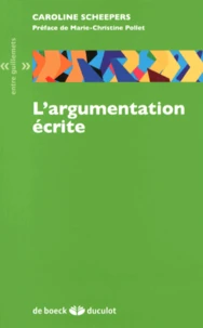 L'argumentation écrite