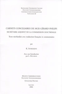 Carnets conciliaires de Mgr Gérard Philips