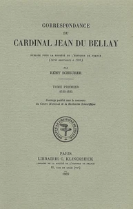 Correspondance du cardinal Jean du Bellay