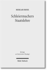 Schleiermachers Staatslehre.