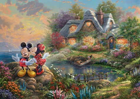 DISNEY, SWEETHEARTS MICKEY & MINNIE, 1000 PCS