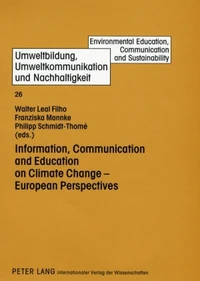Information, Communication and Education on Climate Change – European Perspectives